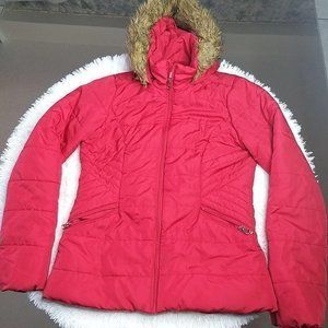 Krush Red Girls Hoodie Coat size S